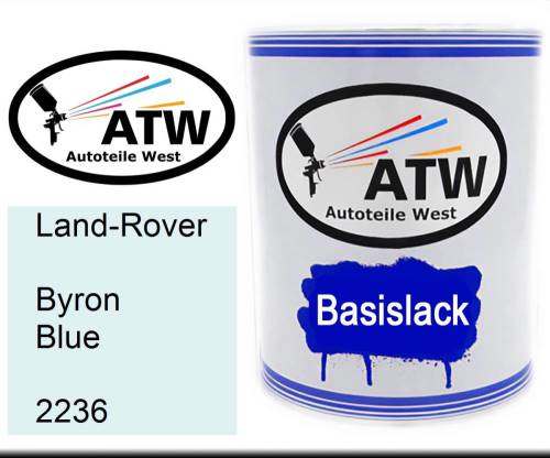 Land-Rover, Byron Blue, 2236: 1L Lackdose, von ATW Autoteile West.